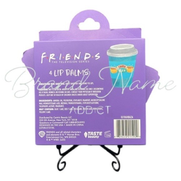 Friends Central Perk 4 Piece Lip Balm Gift Set - Picture 3 of 3